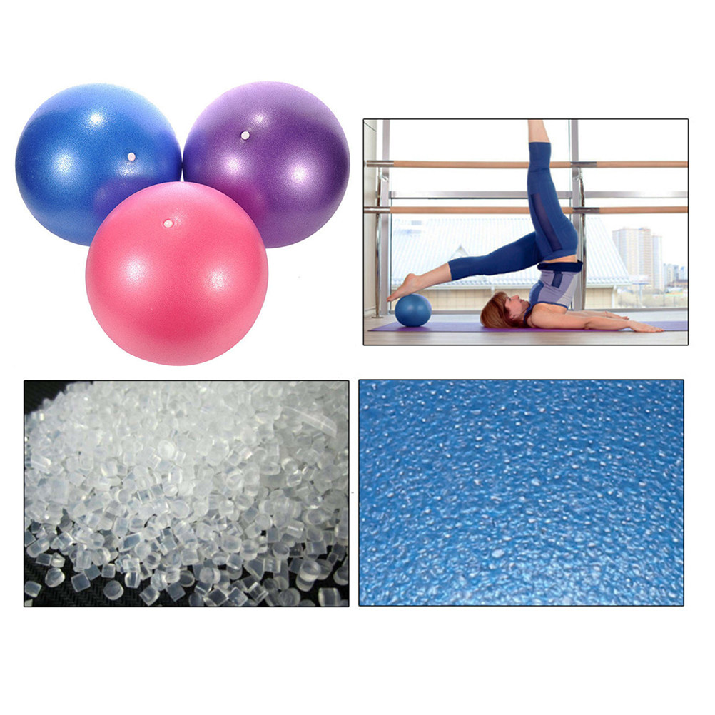 Pilates Ball Mini - 2個入りバランスミニピラティスボール PVC製アンチバーストコア強化エクササイズアクセサリー ヨガ ホームワークアウト 持久力トレーニング用