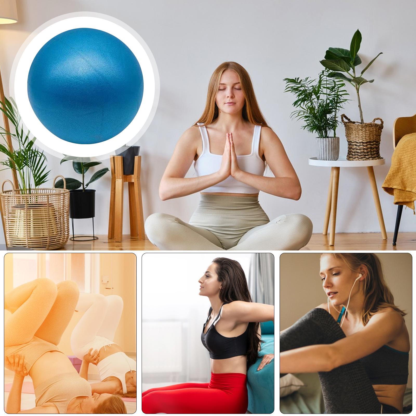 Pilates Ball Mini - 15 センチメートルヨガボール防爆つや消しミニピラティスフィットネスボールボールヨガ小さなヒップボールわらボールフィットネスヨガボール