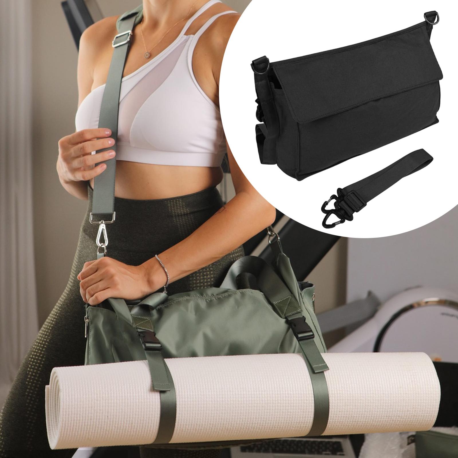 Yoga Mat Bag Carrier - ヨガマットバッグキャリア 丈夫な旅行用ヨガジムバッグ フィットネスエクササイズピラティス用