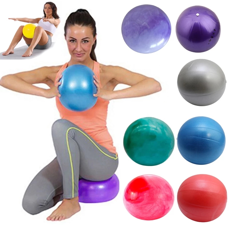 Pilates Ball Mini - 新しい 25 センチメートルヨガボールエクササイズ体操フィットネスピラティスボールバランスエクササイズジムフィットネスヨガコアボール屋内トレーニングヨガボール
