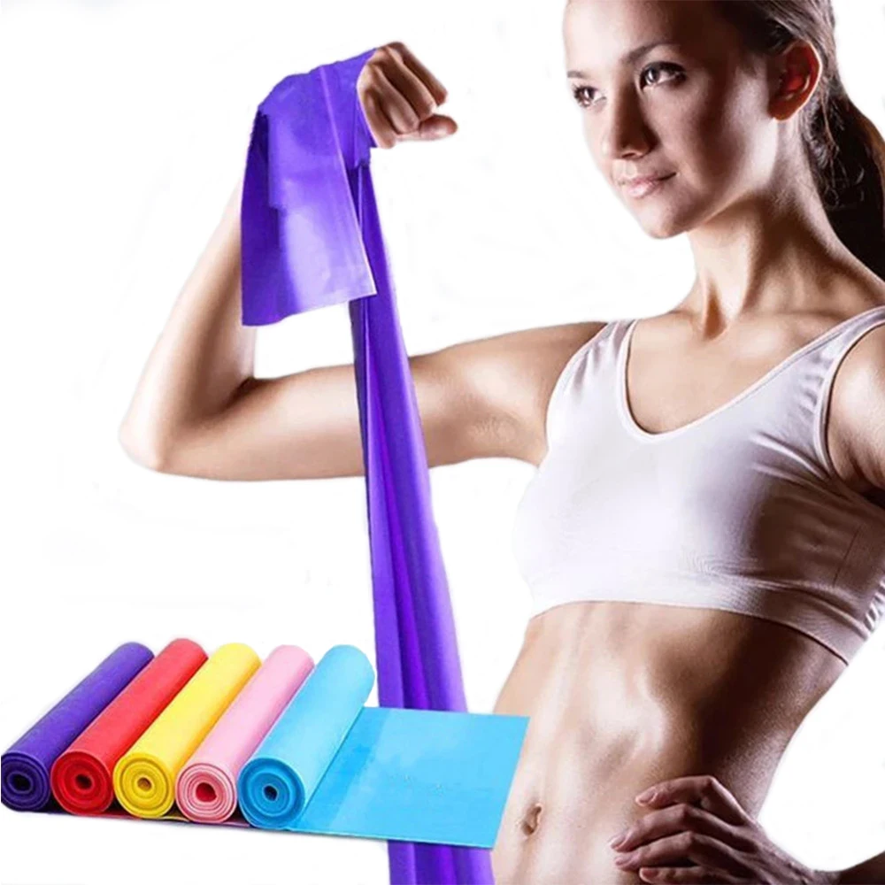 Pilates Yoga Ring - ヨガ弾性バンドポータブルピラティスヒップサークルエキスパンダーバンドラテックステンションジムファミリー筋力トレーニング抵抗ベルト