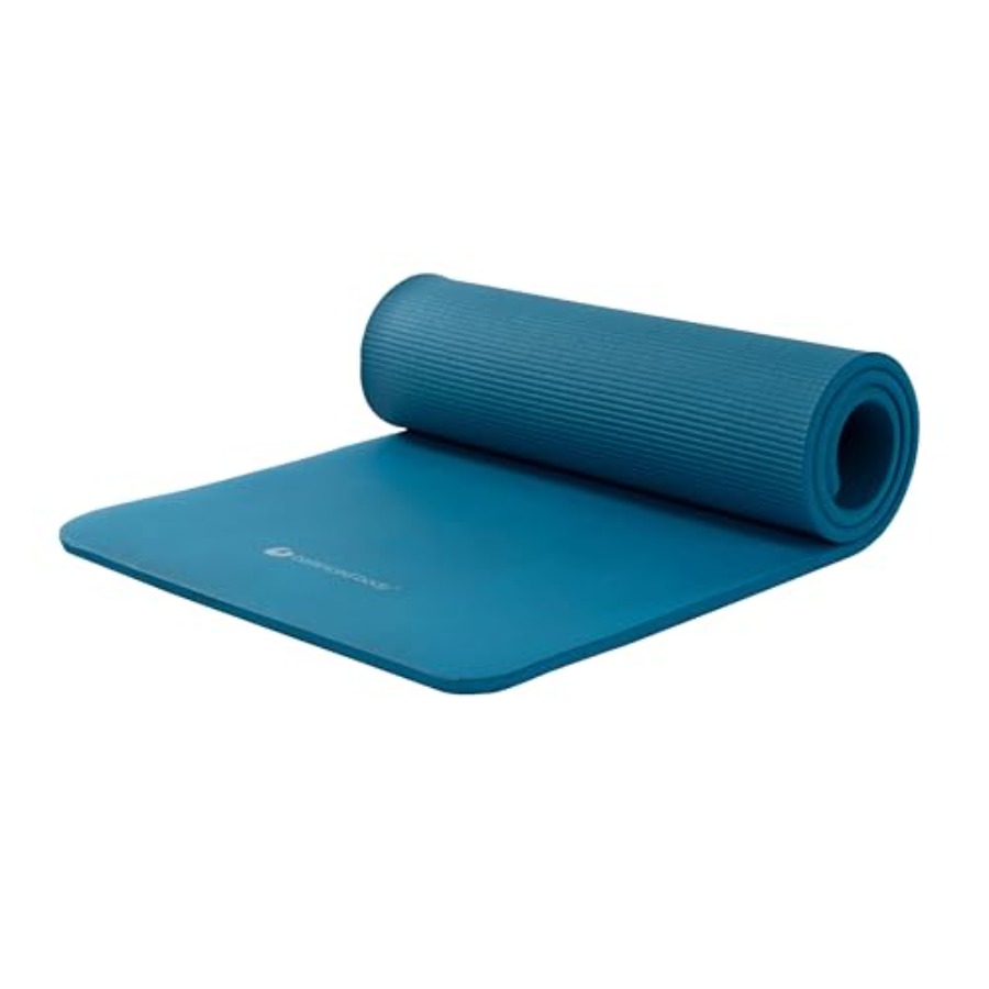 Pilates Yoga Mat Thickness - スタジオやホームジム用のピラティス・ヨガマット、極厚フォーム素材、黒、滑り止め加工、クッション性のあるサポート
