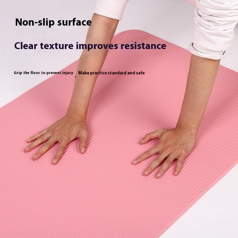 Pilates Yoga Mat Thickness - 1枚入り エクササイズ、ヨガ、ピラティス、体操用マット 厚手ヨガマット 滑り止め スポーツフィットネスマット 3MM