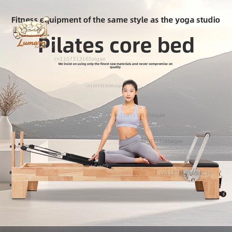 Pilates And Yoga Is Same - ピラティス大型コアベッド5点セット、家庭用木製ヨガスタジオ、同型、商用プライベートトレーナー用、指導ビデオ付き