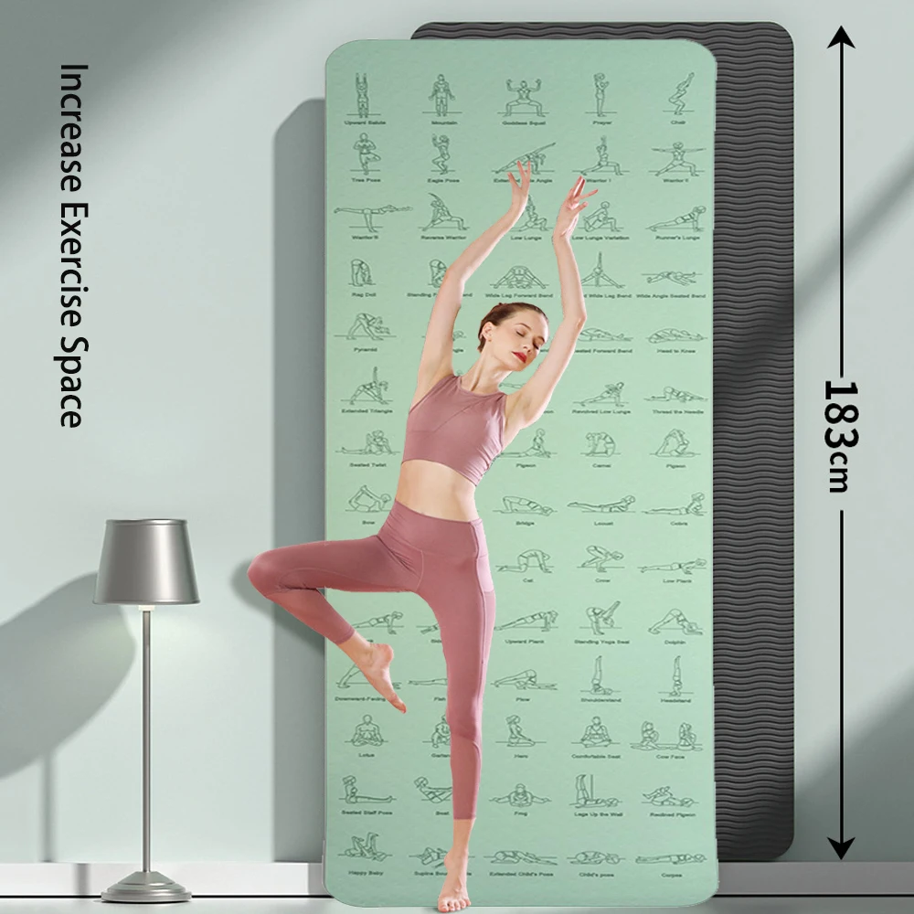 6 ミリメートル Dikke ヨガアンチスリップマットピラテ - Pilates Yoga Movement のレビューと価格