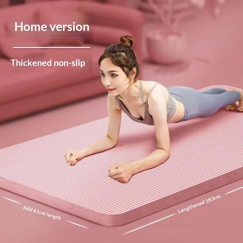 特厚滑り止めヨガマット、衝撃吸収、幅広ピラティスフィットネス - Pilates Yoga Mat Thickness のレビューと価格
