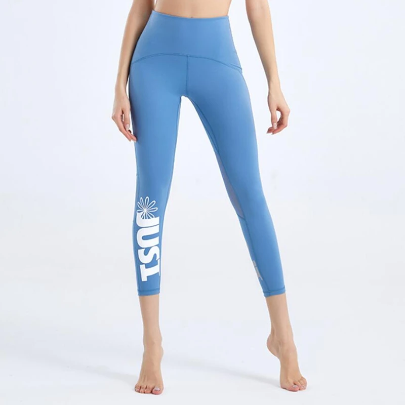 夏の新タイトなヨガパンツ女性メッシュステッチピラティスレギン - Pilates Yoga Legging のレビューと価格