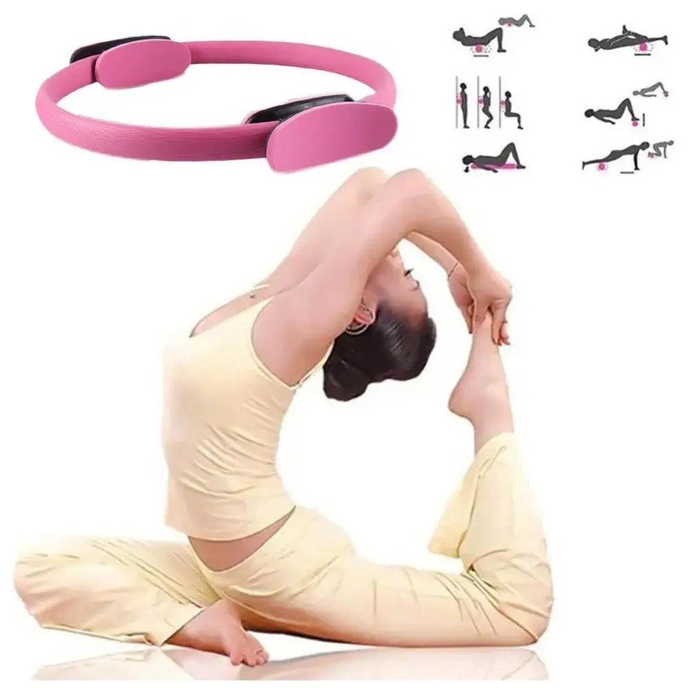 エクササイズヨガピラティスリング多機能スポーツレジスタンスリ - Pilates Yoga Ring のレビューと価格