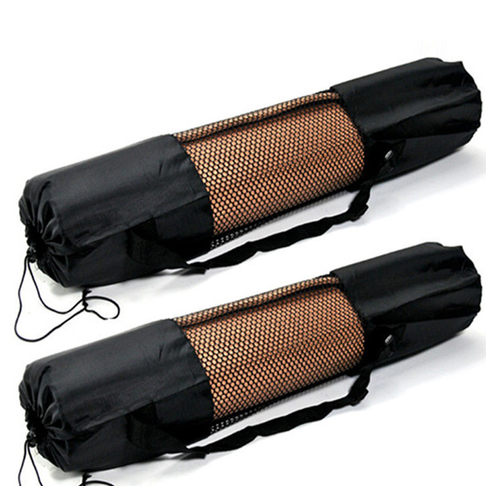 3 個ヨガマットメッシュバッグ調節可能な巾着収納キャリアアウ - Yoga Mat Bag Carrier のレビューと価格