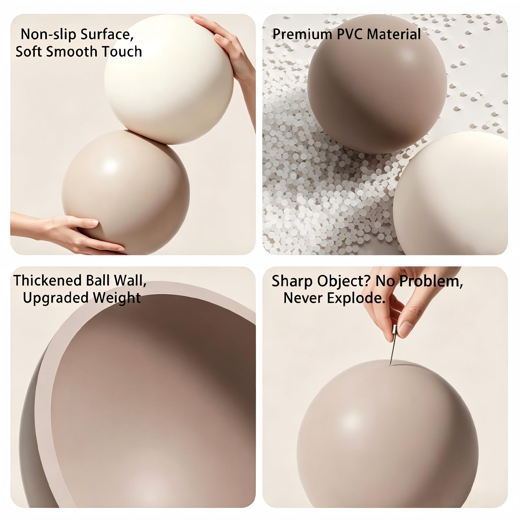 7.87インチミニヨガフィットネスボール、厚みのある耐爆発ジ - Pilates Ball Mini のレビューと価格