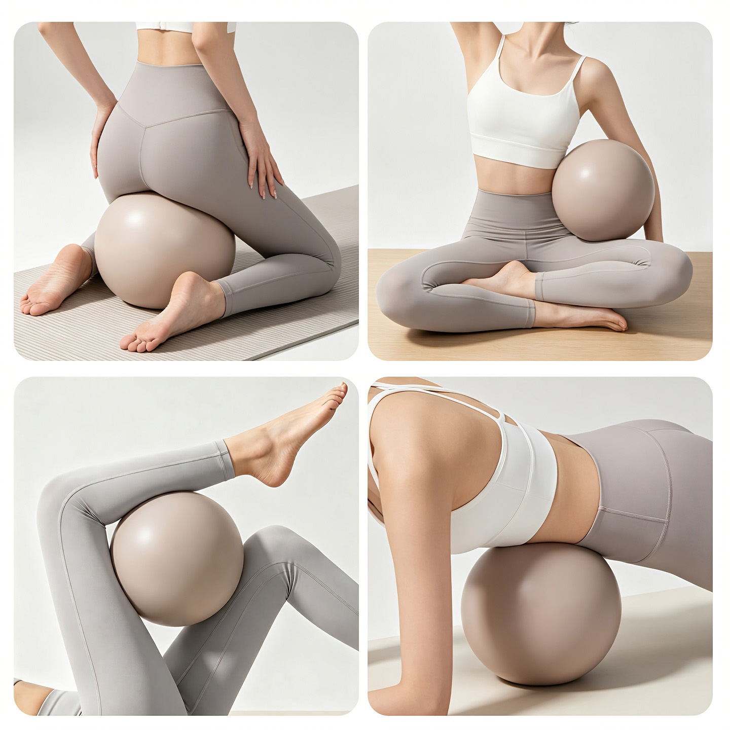 7.87インチミニヨガフィットネスボール、厚みのある耐爆発ジ - Pilates Ball Mini のレビューと価格