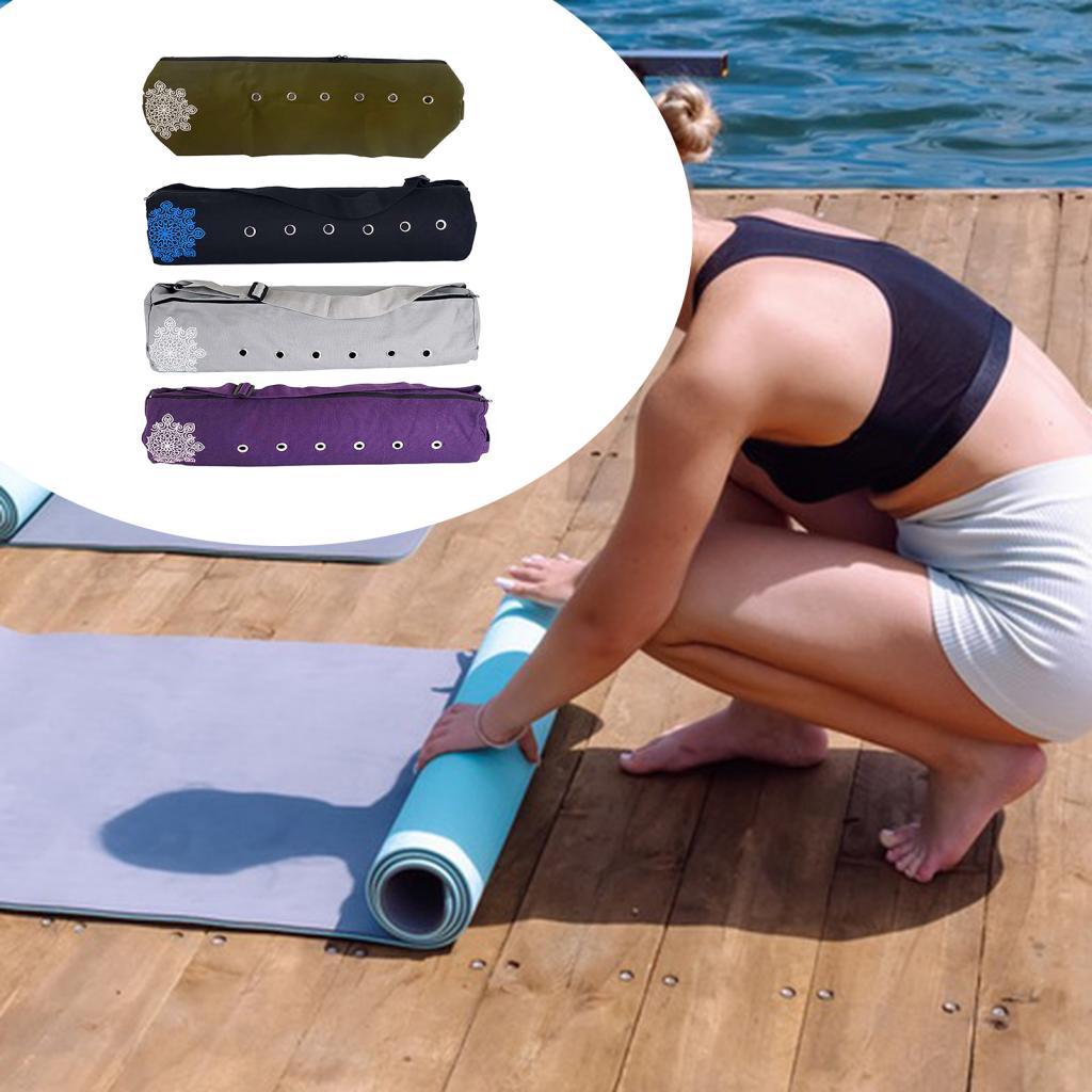 ヨガマットバッグ 滑り止めマットホルダー 通気性 軽量 耐久 - Yoga Mat Bag Carrier のレビューと価格