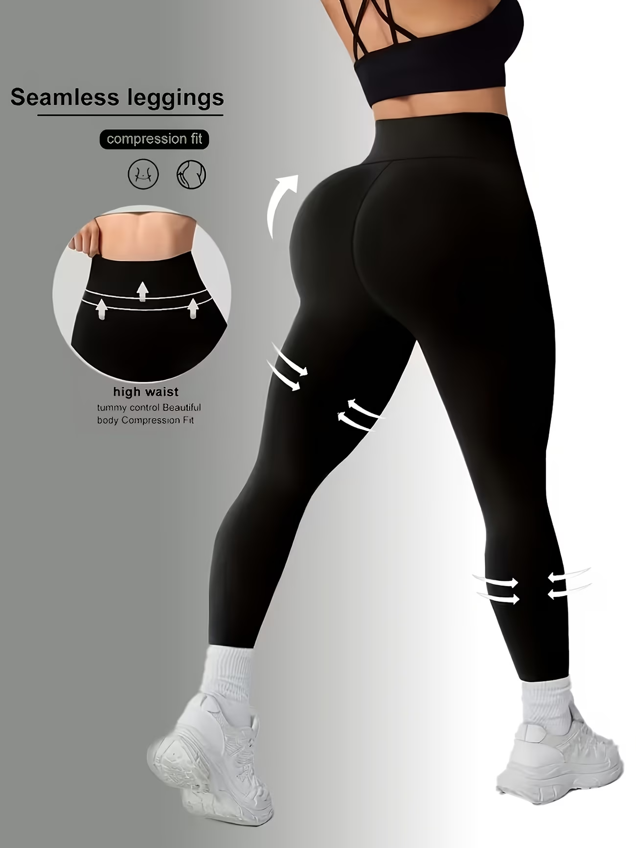 ハイウエストヨガスポーツレギンス シームディテール クイック - Pilates Yoga Legging のレビューと価格