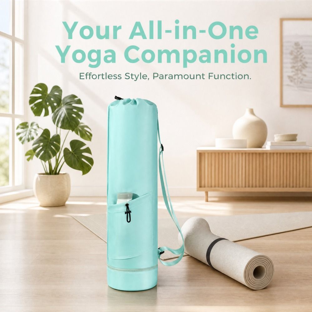 大容量ヨガマット収納バッグ調節可能なストラップ防水フィットネ - Yoga Mat Bag Carrier のレビューと価格