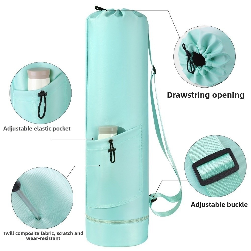 大容量ヨガマット収納バッグ調節可能なストラップ防水フィットネ - Yoga Mat Bag Carrier のレビューと価格