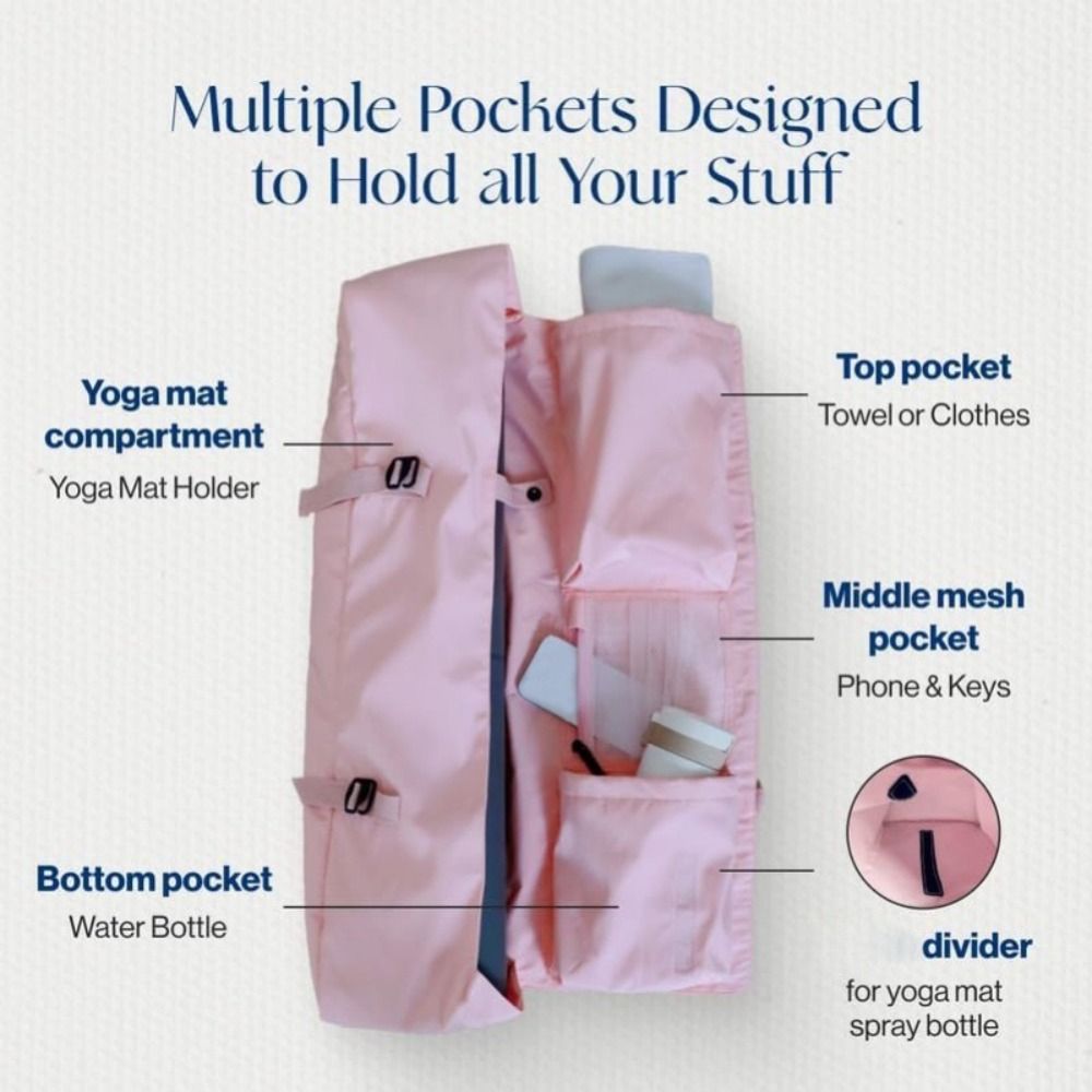 新デザイン防水ヨガマットバッグ、調節可能なショルダーストラッ - Yoga Mat Bag Carrier のレビューと価格