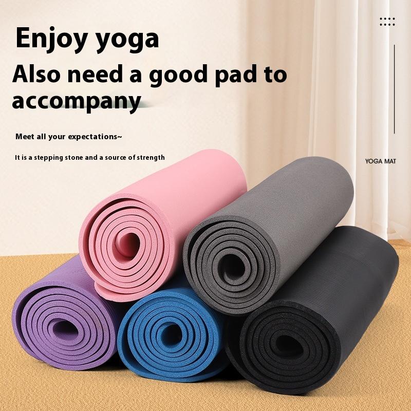 1枚 厚手ヨガマット 滑り止め スポーツフィットネスマット  - Pilates Yoga Mat Thickness のレビューと価格