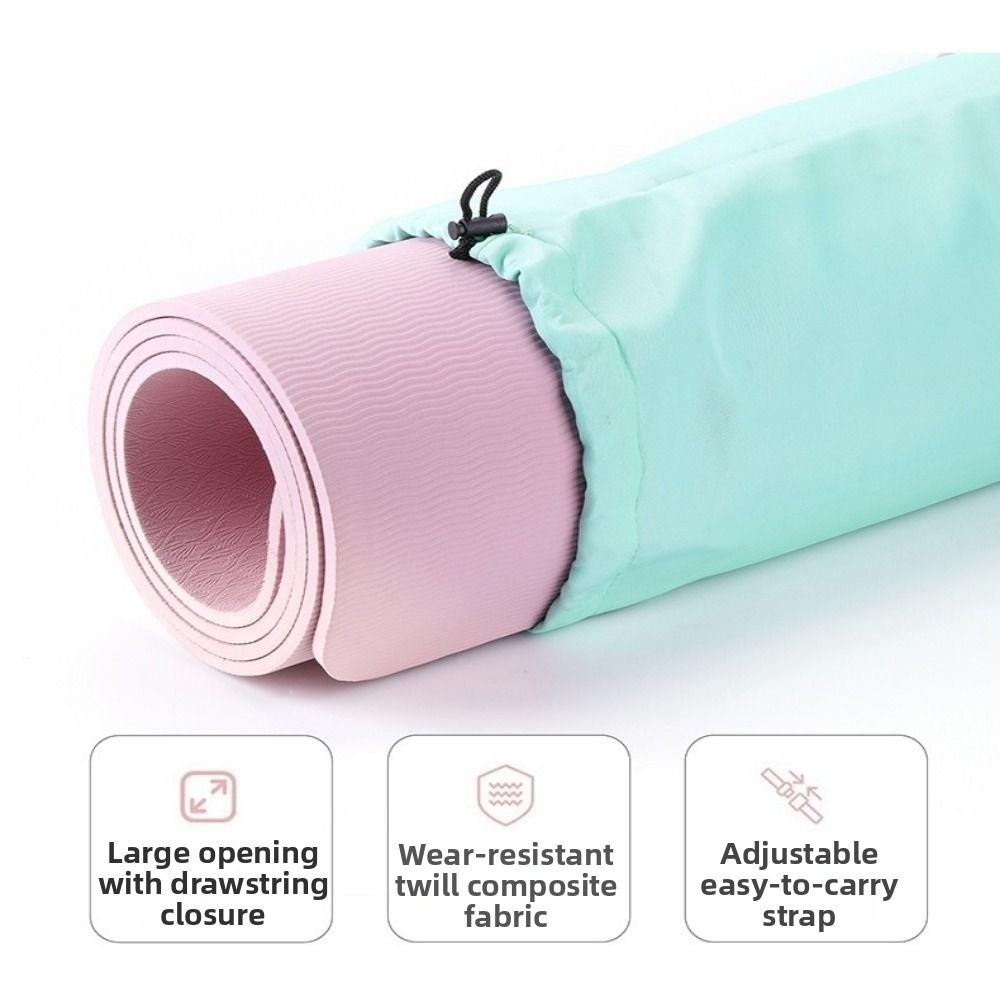 大容量ヨガマット収納バッグ調節可能なストラップ防水フィットネ - Yoga Mat Bag Carrier のレビューと価格