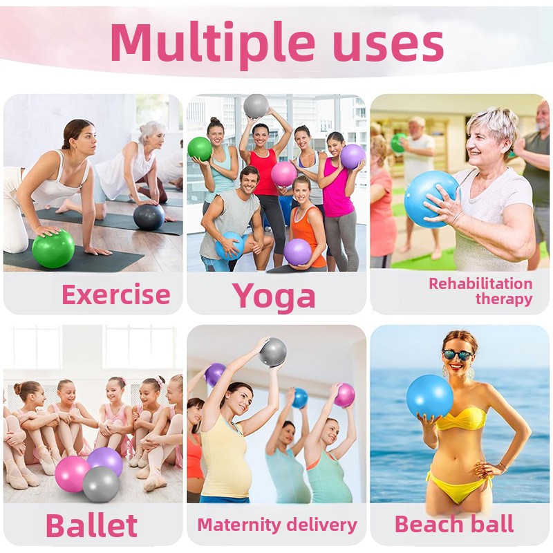 PVCミニエクササイズボール ヨガ ピラティス コア強化と安 - Pilates Ball Mini のレビューと価格