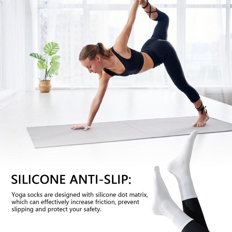 滑り止めの女性用ヨガソックス,伸縮性のあるイヤーパッド付きの - Pilates Yoga Hot のレビューと価格