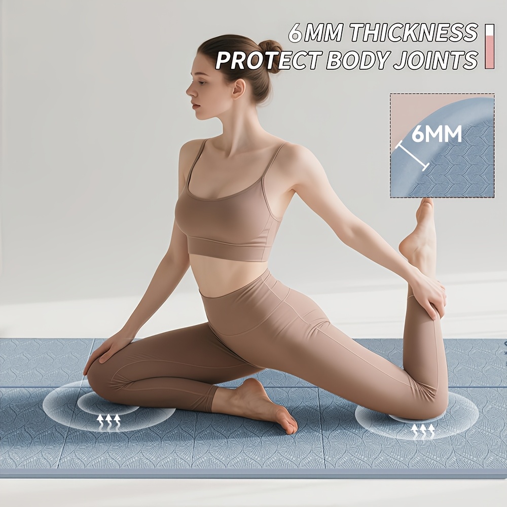 滑り止め加工の特厚折りたたみ式ヨガマット、6mm厚折りたたみ - Pilates Yoga Mat Thickness のレビューと価格