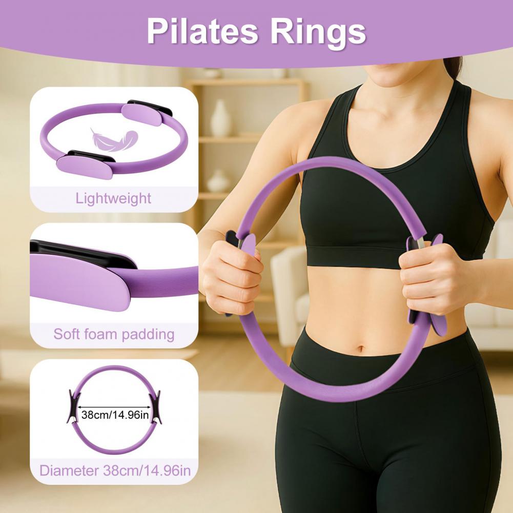 女性ヨガフィットネスリングサークルピラティス女性ガールエクサ - Pilates Yoga Ring のレビューと価格