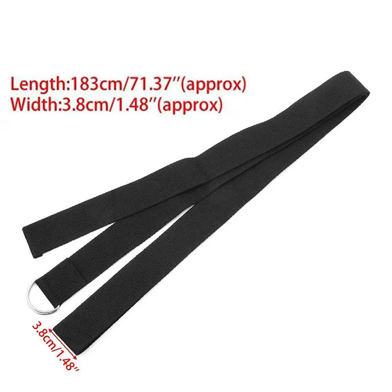 183*3.8 センチメートルヨガストラップ綿エクササイズヨ - Pilates Yoga Ring のレビューと価格
