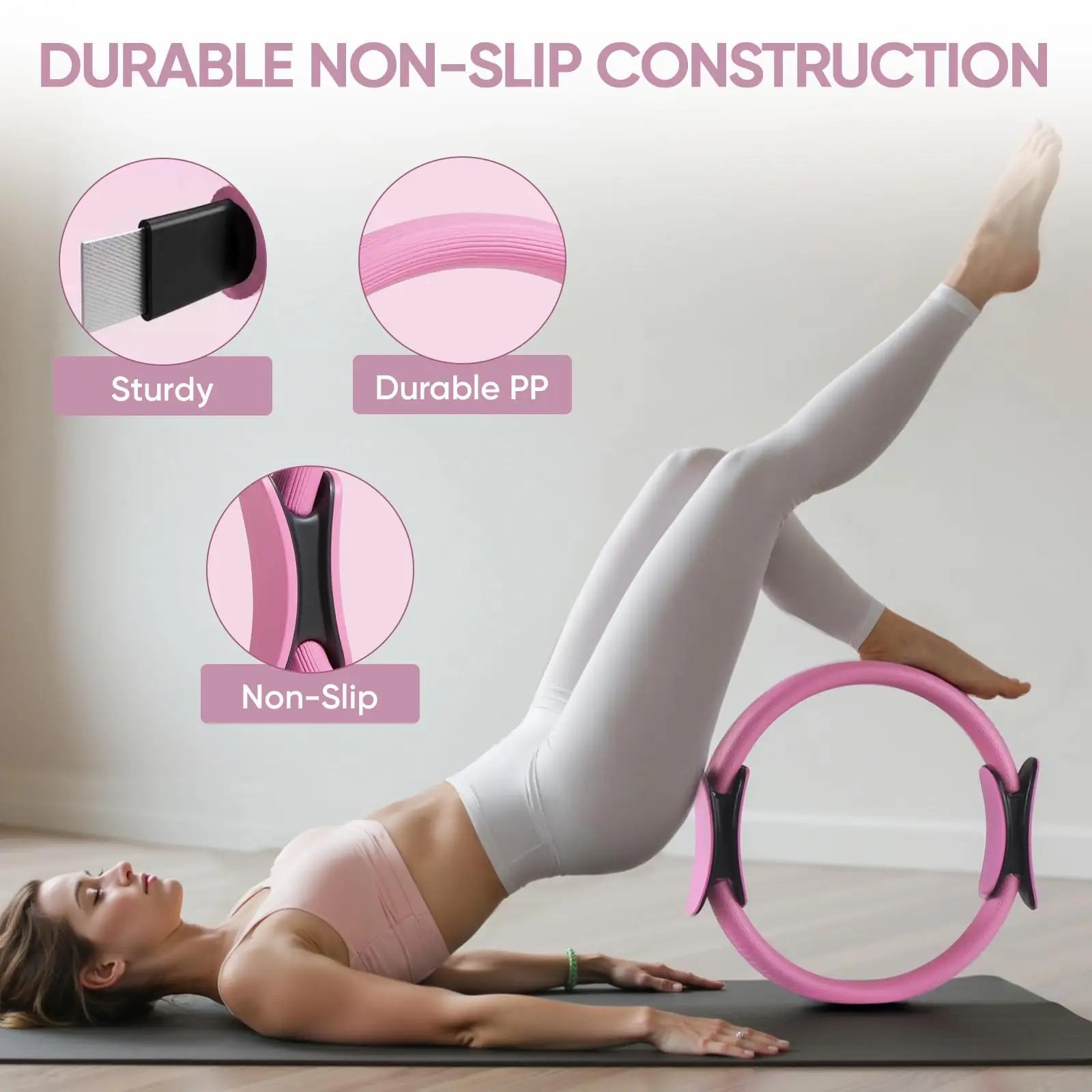 新しいピラティスフィットネスボールとフィットネスリングセット - Pilates Yoga Ring のレビューと価格