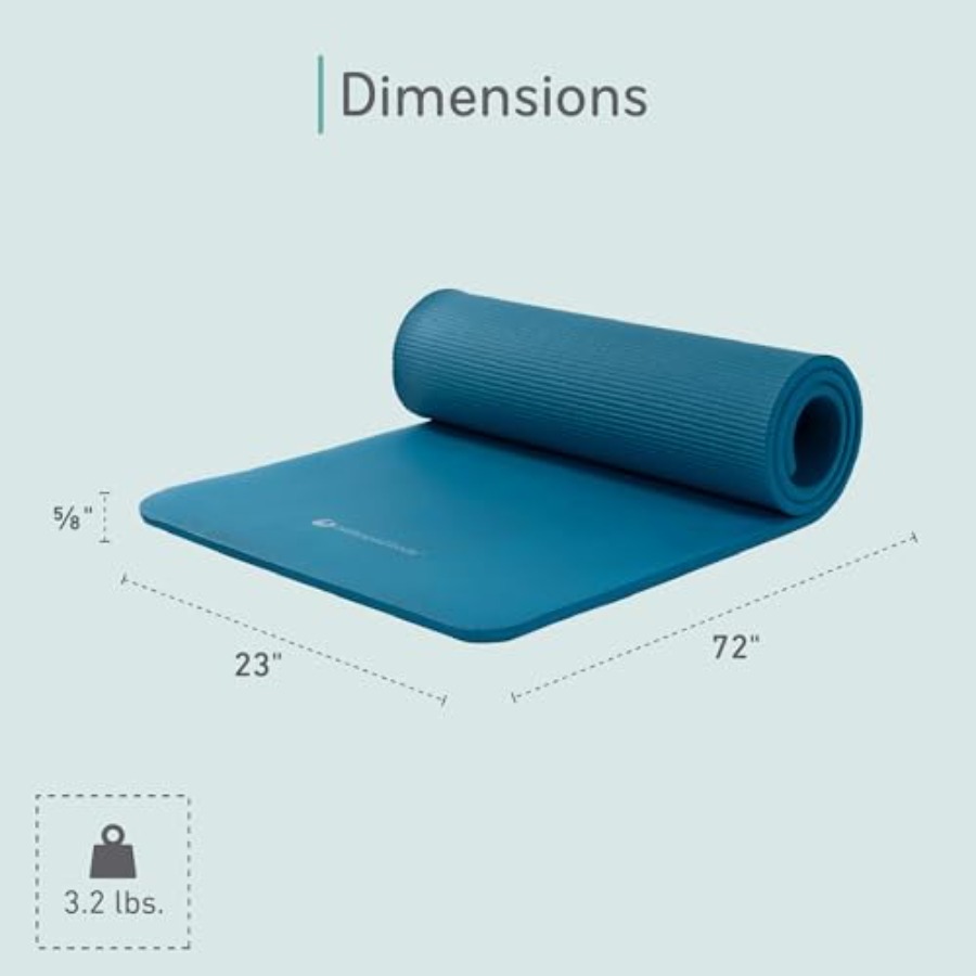スタジオやホームジム用のピラティス・ヨガマット、極厚フォーム - Pilates Yoga Mat Thickness のレビューと価格