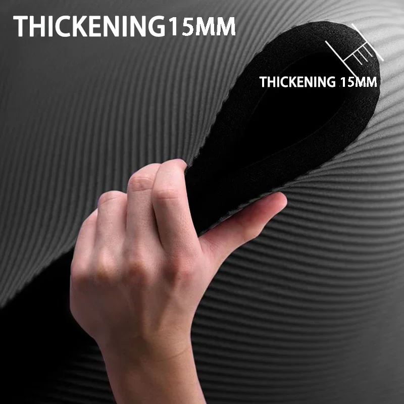 男性と女性のための滑り止めヨガマット,極厚,15mm,柔らか - Pilates Yoga Mat Thickness のレビューと価格