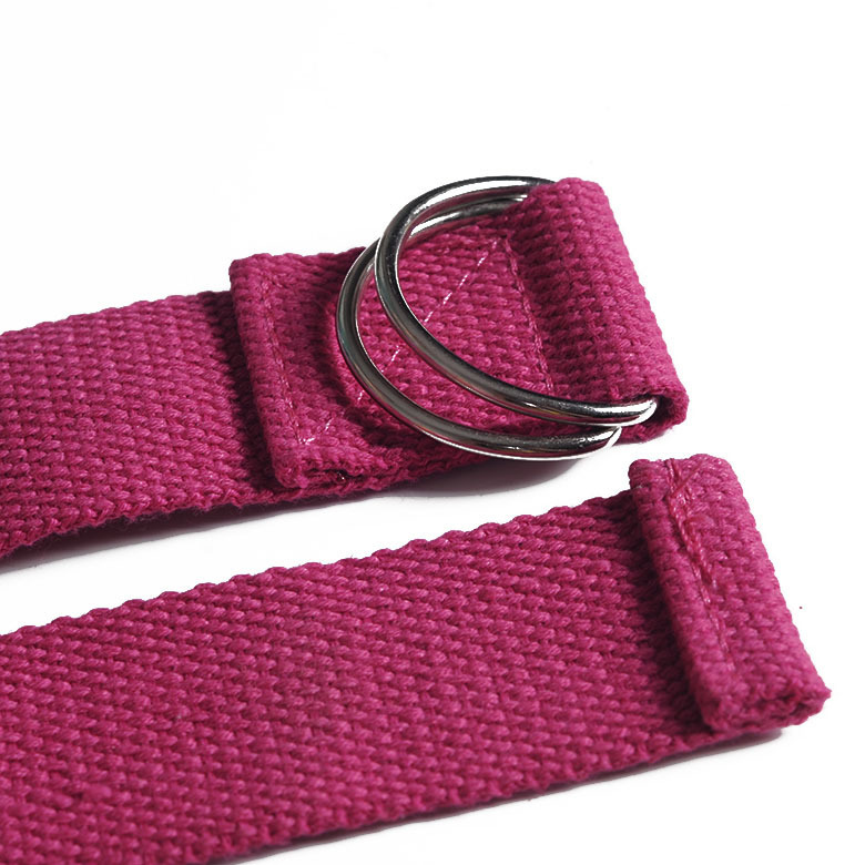 1本入り 1.8M コットンヨガストラップ Dリングバックル - Pilates Yoga Ring のレビューと価格