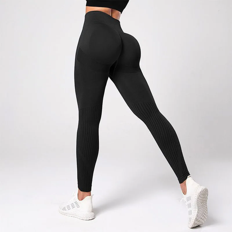 女性用ハイウエストレギンス,伸縮性のあるスリムパンツ,お尻リ - Pilates Yoga Legging のレビューと価格