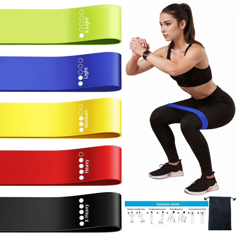 ホットセール エクササイズレジスタンスバンド5本セット ホー - Pilates Yoga Hot のレビューと価格