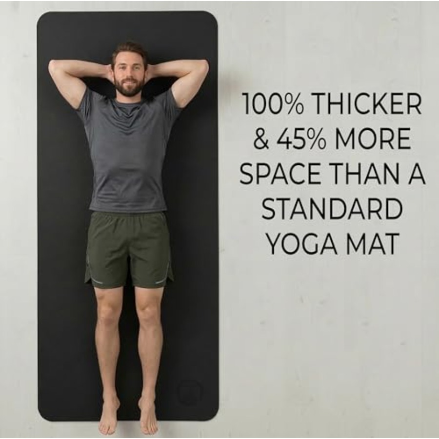 ホームワークアウト用ヨガマット、極厚10mm TPE、ブラッ - Pilates Yoga Mat Thickness のレビューと価格