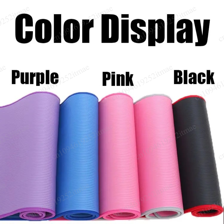 10mm極厚滑り止めワークアウトマット、183×61cm N - Pilates Yoga Mat Thickness のレビューと価格